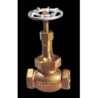 VALVULA GLOBO SERIE 300 1/2" CUERPO BRONCE COLORADO ASIENTOS ACERO INOXIDABLE