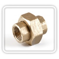 UNION DOBLE H.H 1.1/4" BRONCE ROSCADO