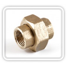 UNION DOBLE H.H 1.1/4" BRONCE ROSCADO