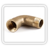 CURVA M.H 90º 2" BRONCE ROSCADO