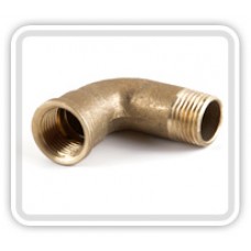 CURVA M.H 90º 1.1/4" BRONCE ROSCADO