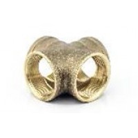 CRUZ 1.1/2" BRONCE ROSCADO