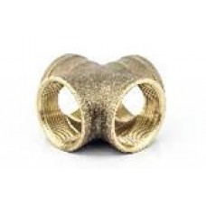 CRUZ 1.1/2" BRONCE ROSCADO