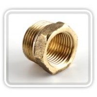 BUJE DE REDUCCION 1.1/2" X  1" BRONCE ROSCADO