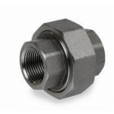 UNION DOBLE FORJADA 1/2" SERIE 3000 ROSCA BSPT ACERO AL CARBONO FORJADO