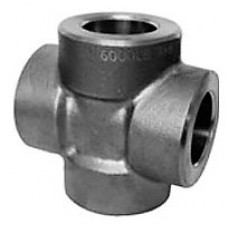 CRUZ 1/4" SERIE 6000 SOCKET WELD ACERO AL CARBONO FORJADO