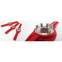 TERRAJA PARA POLIPROPILENO CON COJINETE DE ALUMINIO 1"