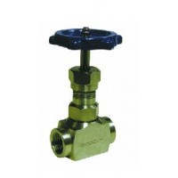 VALVULA AGUJA DE ACERO AL CARBONO 3000 PSI ROSCA BSPT 1/4" GENEBRE 2221-02