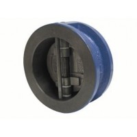 VALVULA RETENCION WAFER FUNDICION GG-25 DISCO ACERO INXOIDABLE 316 DUO CHECK PN 16 8" GENEBRE 2401-16