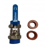 VALVULA ESFERICA CON UNION DOBLE K53 40 MM 1,1/4