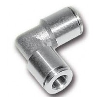 RACORD INSTANTANEO CODO TUBO TUBO ACERO INOXIDABLE 10MM PARA CO2 y OTROS