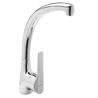K8 MONOCOMANDO MESADA CAÑO TUBO CROMO GENEBRE 61203 28 45