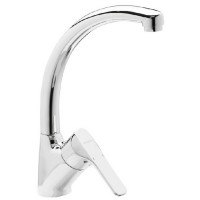 K8 MONOCOMANDO MESADA CAÑO CROMO VT96 GENEBRE 61204 28 45