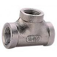 TEE ACERO INOXIDABLE 316 ROSCA BSPT H 1/4"