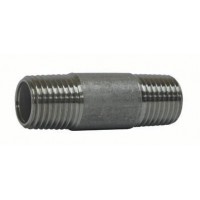 NIPLE ACERO INOXIDABLE 316 ROSCA BSPT 1/4" X 40MM