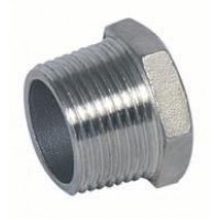 TAPON DE ACERO INOXIDABLE 316 ROSCA BSPT 2.1/2"