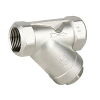 FILTRO "Y" ACERO INXOIDABLE 316 ROSCA BSPT (COMUNMENTE LLAMDA GAS) PN 40 1/2" GENEBRE 2460-04