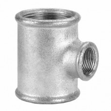 TEE DE REDUCCION GALVANIZADA 1 X 1/2