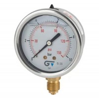 MANOMETRO GLICERINA 0-10 KG/CM² ROSCA 1/4 GAS MANOMETRO GLICERINA 0-10 KG/CM² ROSCA 1/4 GAS