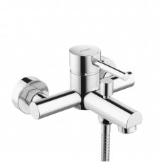 MONOCOMANDO INOXIDABLE BAÑO-DUCHA CON SOPORTE+FLEXO GENEBRE