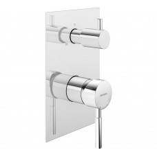 MONOCOMANDO BAÑO EMPOTRADO CON INVERSOR 3VIAS GENEBRE 65118 18 45