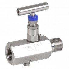 VALVULA AGUJA 6000 NPT MACHO-HEMBRA CON PURGA ROSCA 1/2 GENEBRE 2226N 04