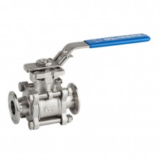 VALVULA ESFERA INOXIDABLE PASO TOTAL CLAMP 1.1/2 GENEBRE 2933 08