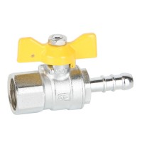 VALVULA ESFERA RECTA GAS ROSCA HEMBRA-MANGUERA 1/2 GENEBRE 3520 04 (NO APROBADA)