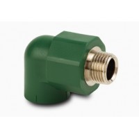 CODO 90º CON ROSCA MACHO TIGRE FUSION ROSCA 32MM X 3/4"