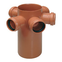 PILETA AWADUCT PASA LOSA 5 ENTRADAS CON SIFON DESMONTABLE 40MM X 110MM / 63MM