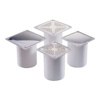 PORTA REJILLA AWADUCT ACERO 12CM X 12CM